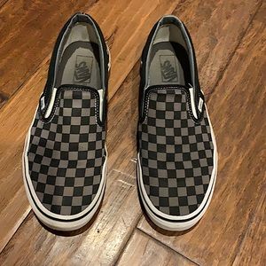 Vans checked loafer sneakers